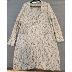 Inhabit Womens Long Sleeves Button Down Cardigan‎ Sweater Animal Wool Blend Sz S